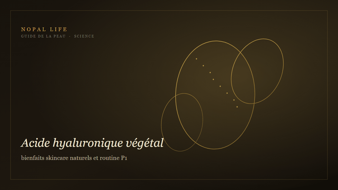 Acide hyaluronique végétal : bienfaits skincare naturels et routine P1 - Nopal Life