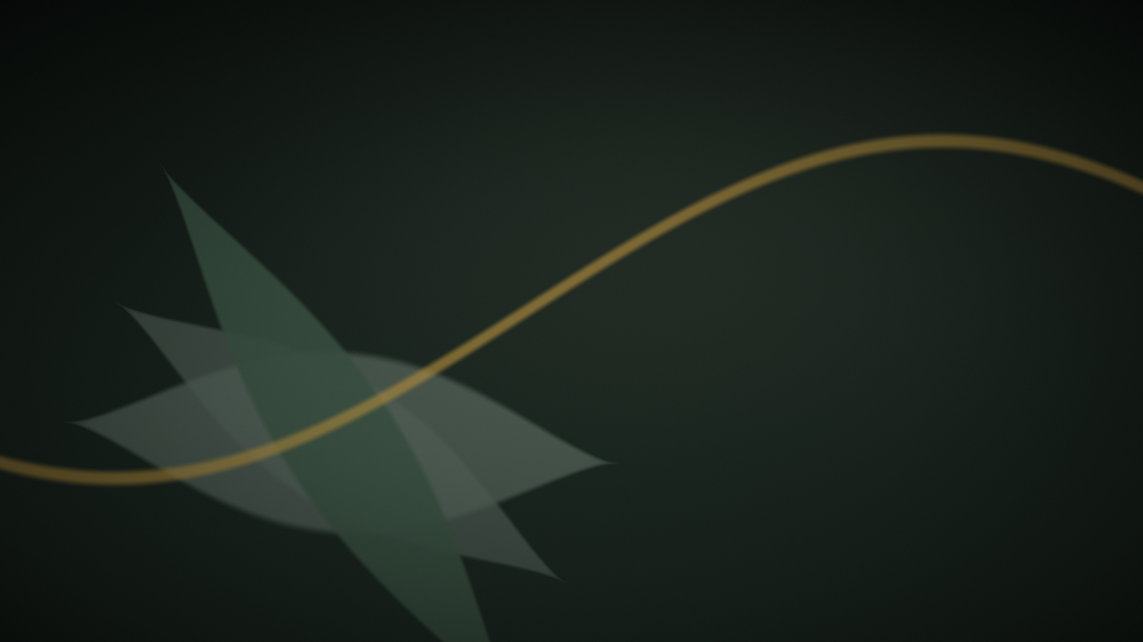 Composition abstraite végétale aux tons vert profond et or — illustration de l'article « Associer huile d’onagre et acide hyaluronique : le duo des peaux matures » | NOPAL LIFE