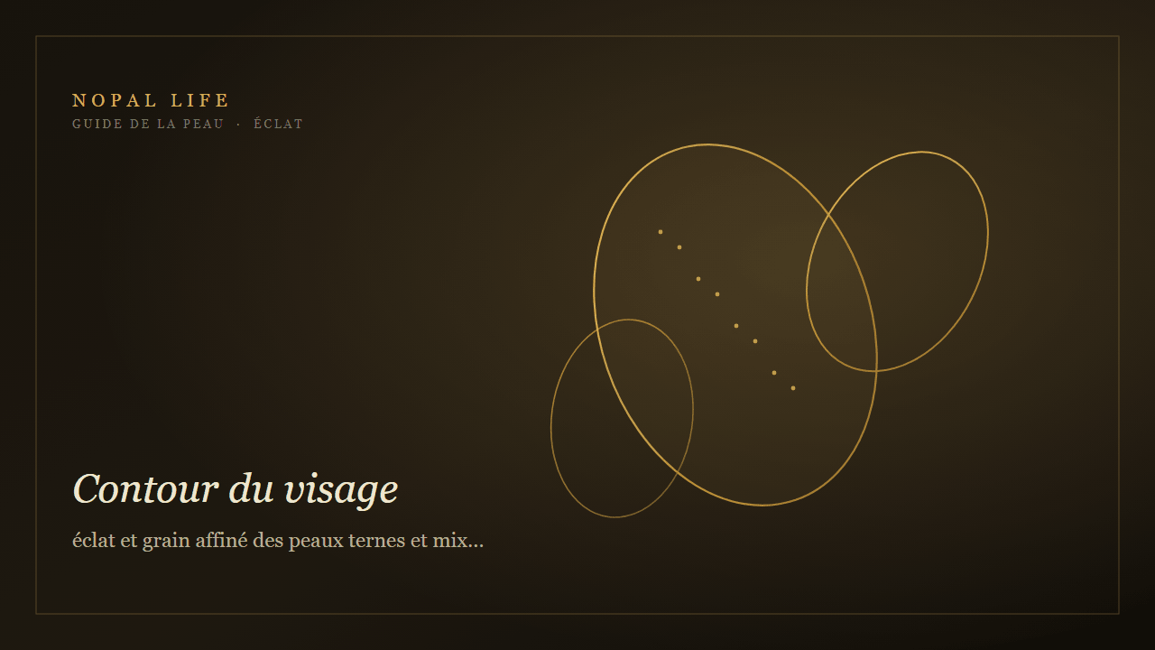 Contour du visage : éclat et grain affiné des peaux ternes et mixtes - Nopal Life
