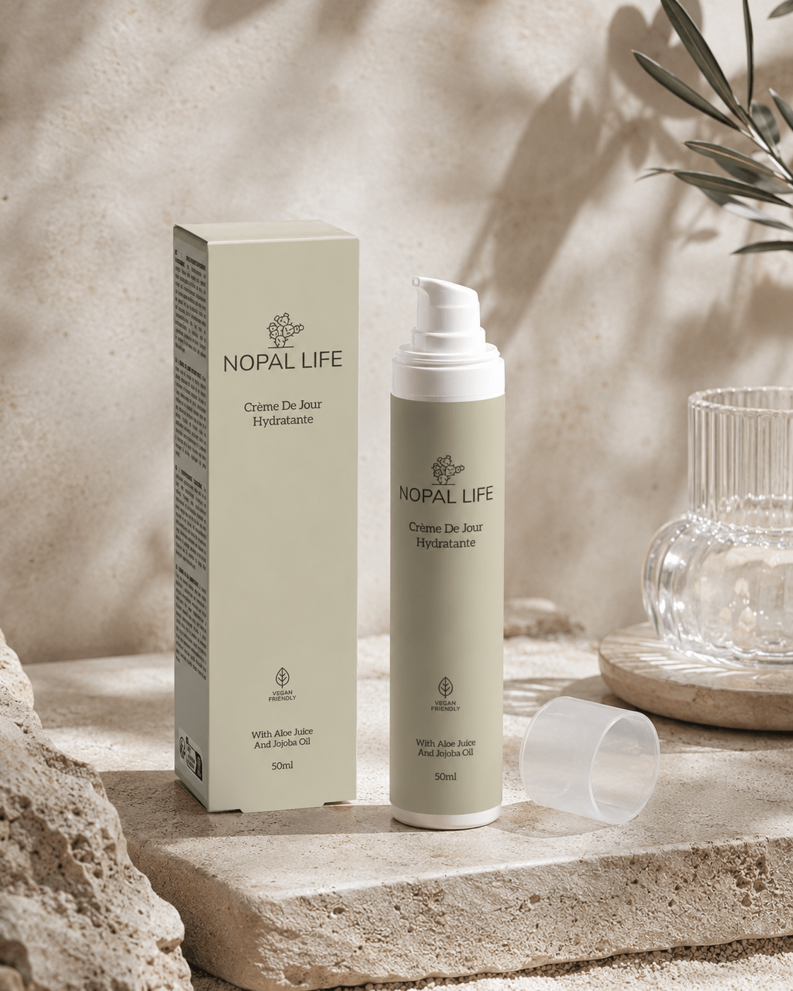 Creme de jour HA – Peau repulpee et lumineuse – Nopal Life