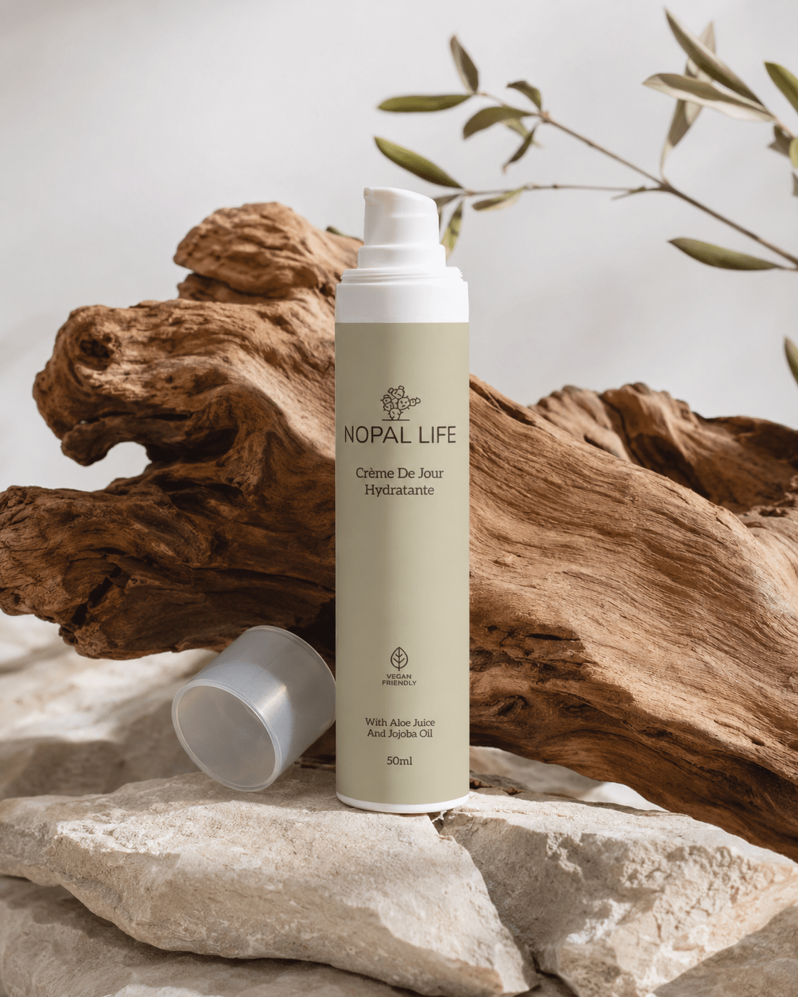 Creme de jour acide hyaluronique – Ingredients hydratants – Nopal Life