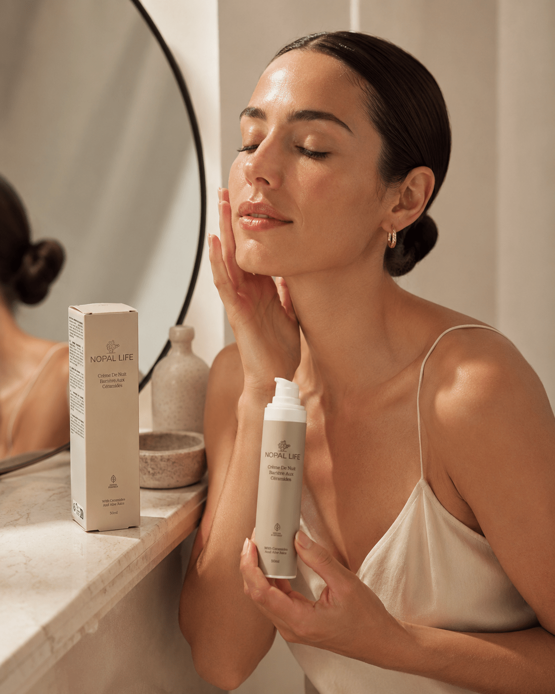 Creme ceramides vegetaux – Ingredients barriere cutanee – Nopal Life