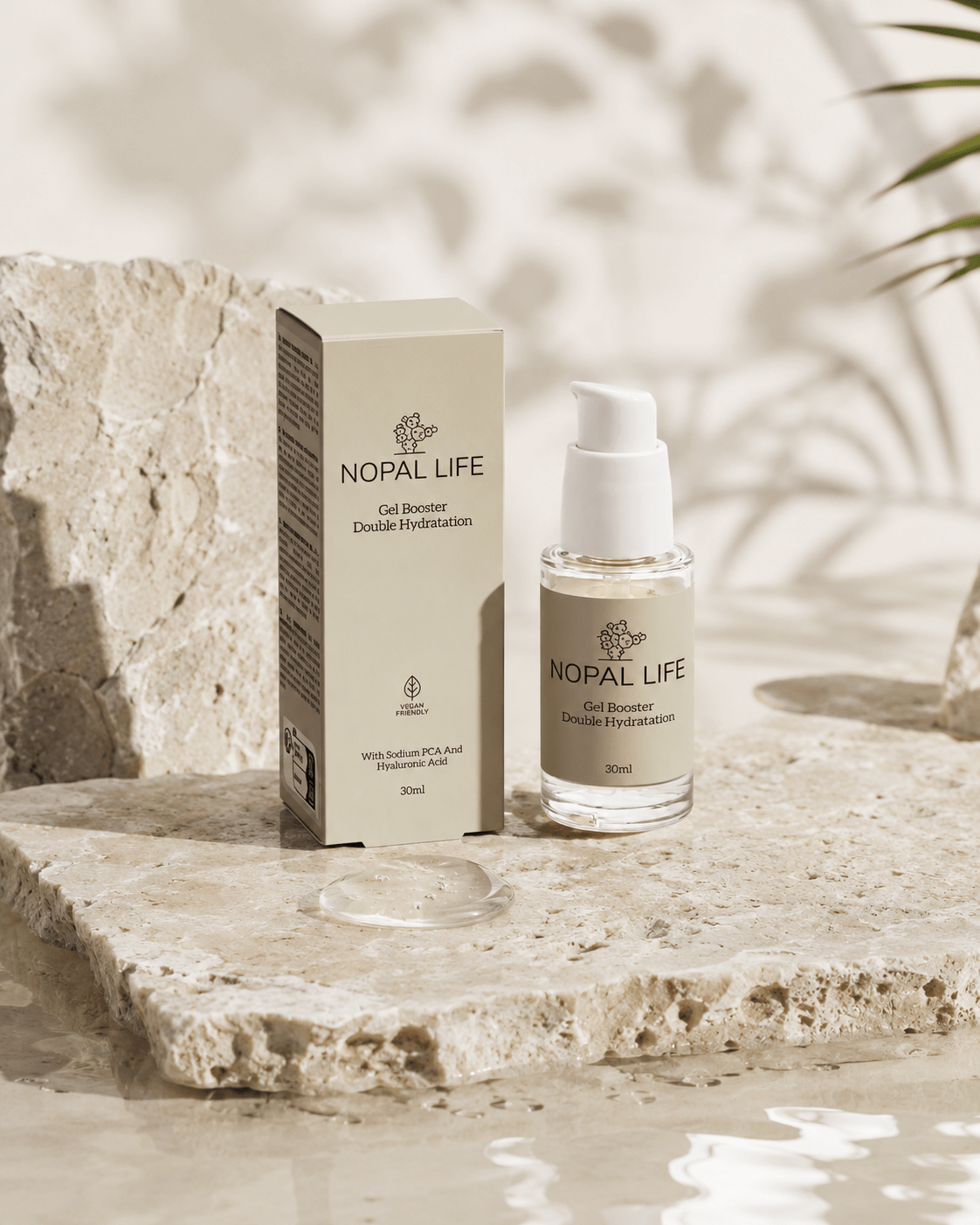 Gel booster HA – Texture repulpante certifiee COSMOS – Nopal Life