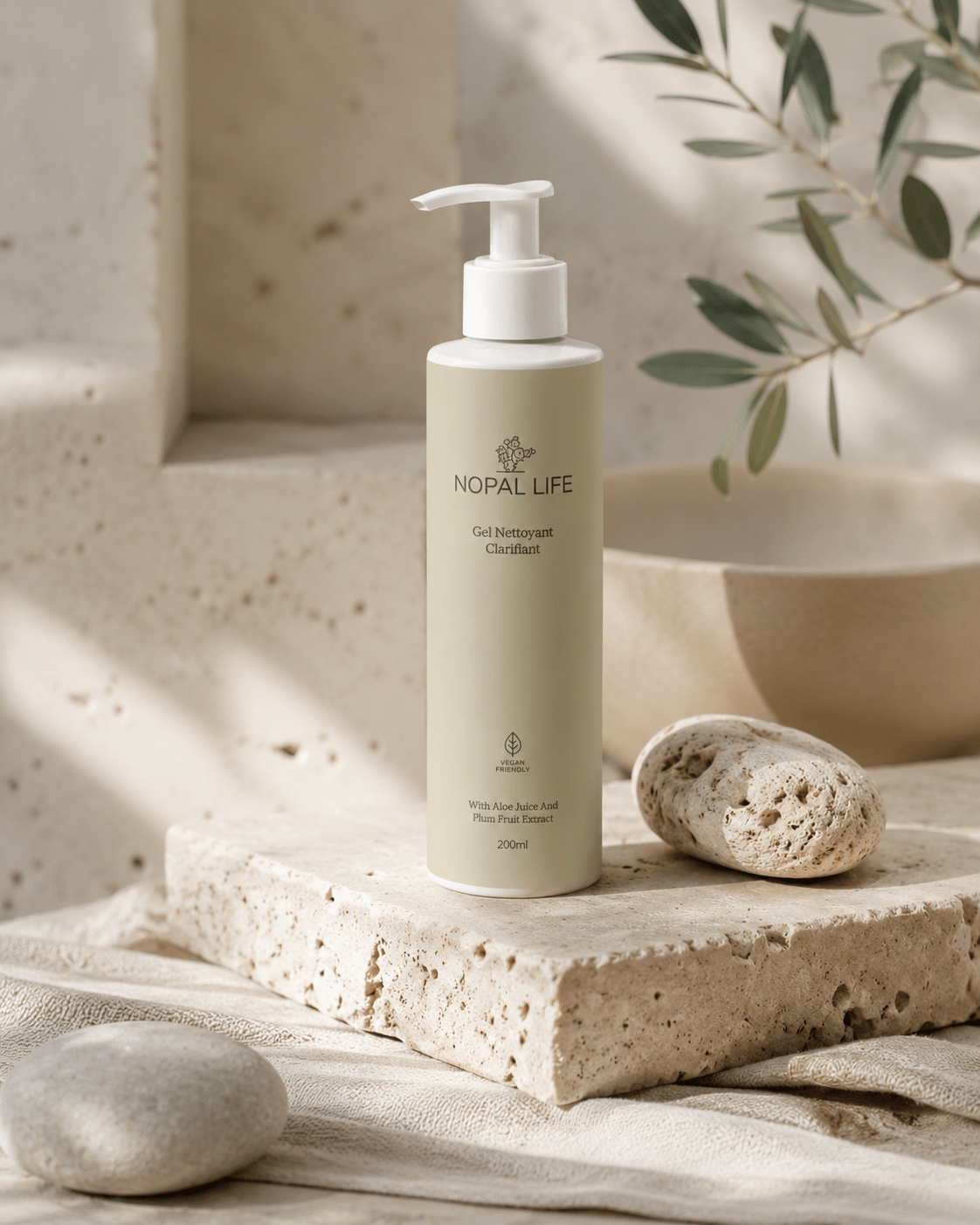 Gel nettoyant aloe vera – Texture purifiante legere – Nopal Life