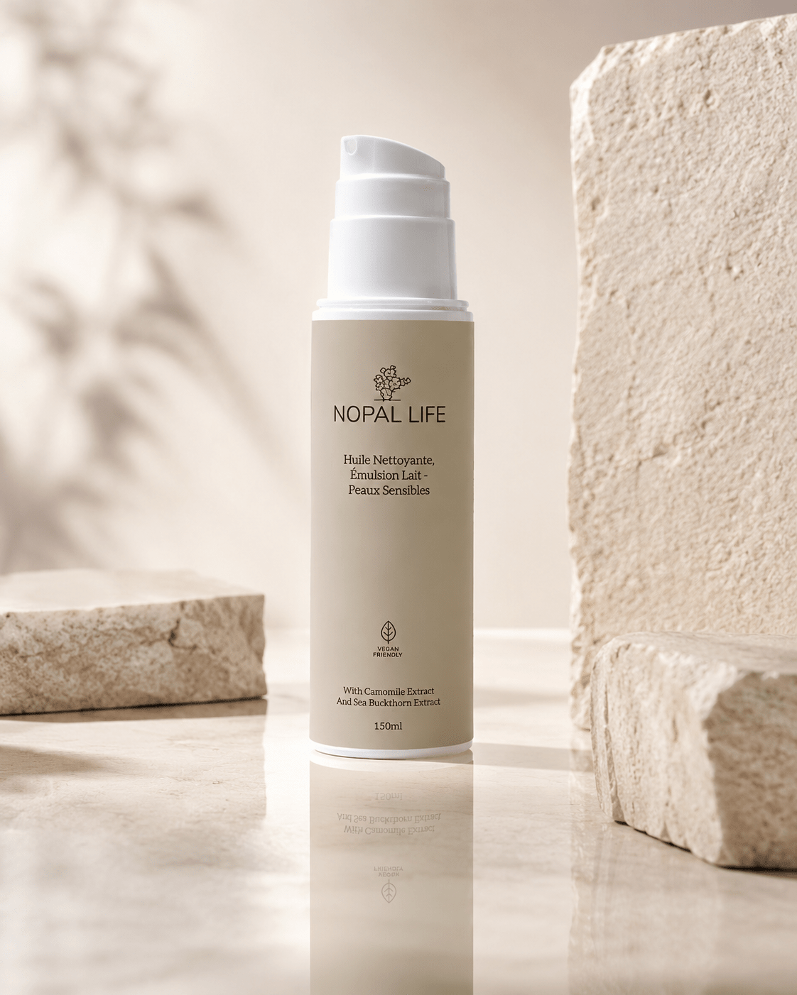 Huile demaquillante – Texture fondante aux huiles vegetales – Nopal Life