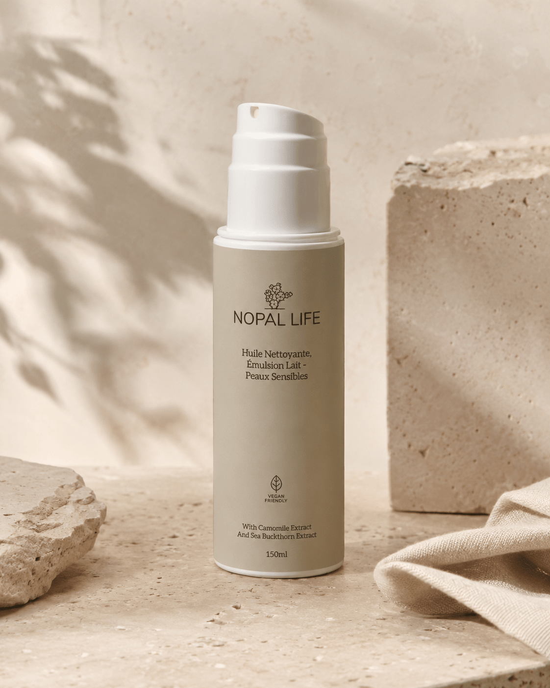 Huile demaquillante douce huiles vegetales – Produit principal – Nopal Life