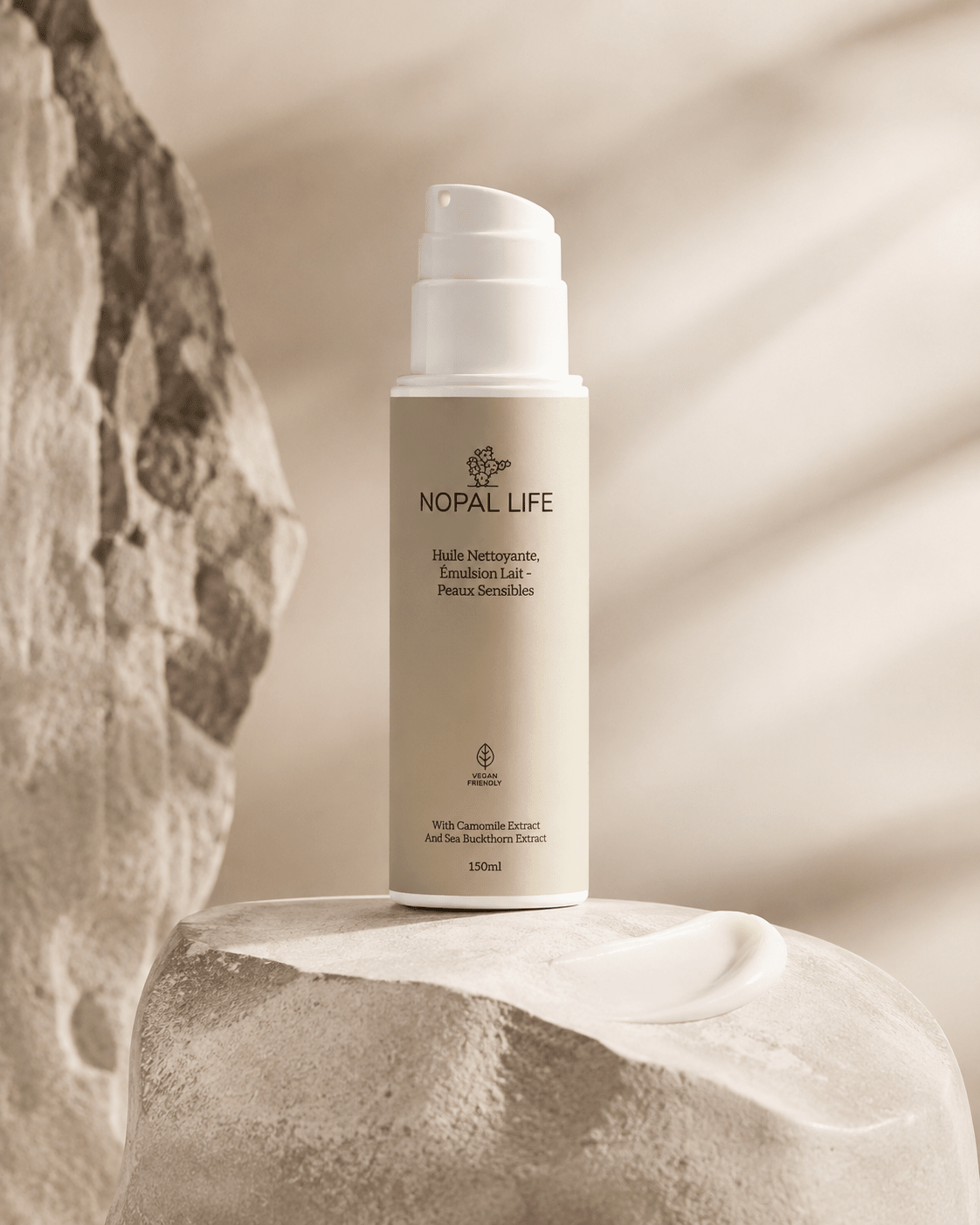 Huile demaquillante – Ingredients huiles vegetales naturelles – Nopal Life