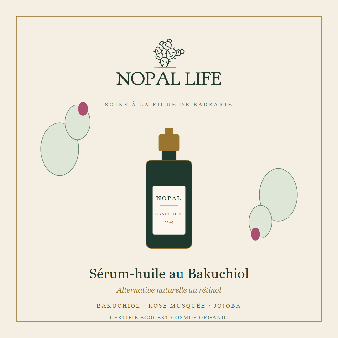 Sérum-huile au bakuchiol – Alternative naturelle au rétinol – Rides & Fermeté