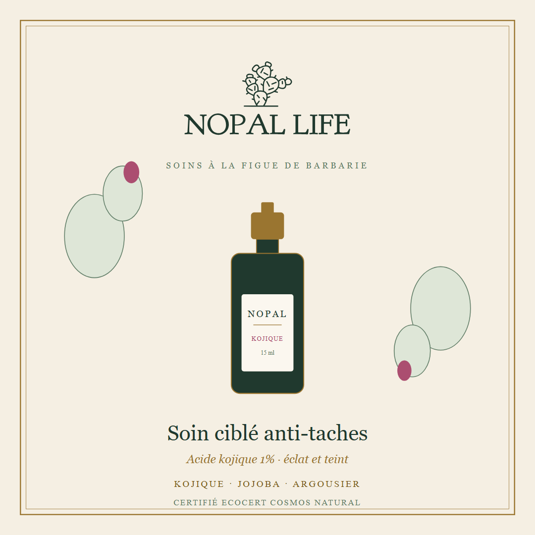 Soin ciblé anti-taches à l'acide kojique 1 % – Éclat & Teint unifié