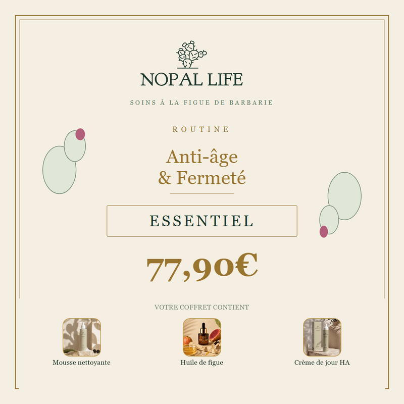 Routine Anti-Age & Fermete - Essentiel - composition en visuels
