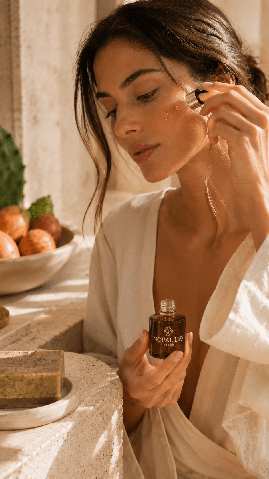 Savon exfoliant – Ingredients figue de barbarie et huile d'olive – Nopal Life