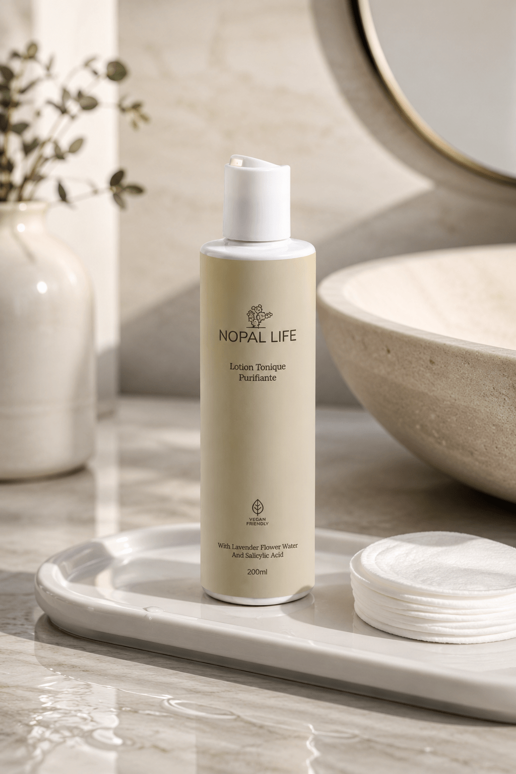 Tonique acide salicylique – Vue detaillee formulation – Nopal Life