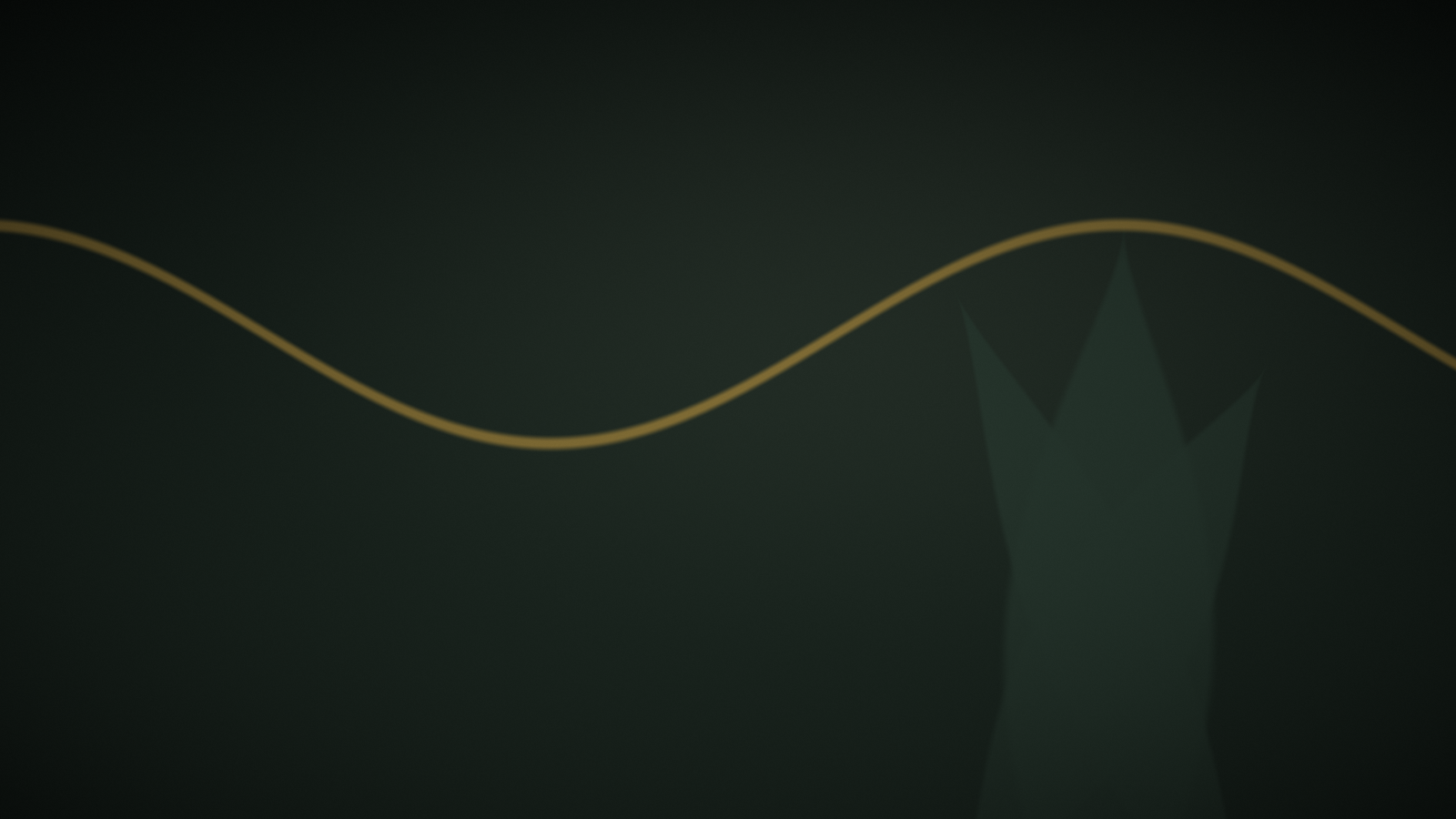 Composition abstraite végétale aux tons vert profond et or — illustration de l'article « Céramides : matin ou soir ? » | NOPAL LIFE
