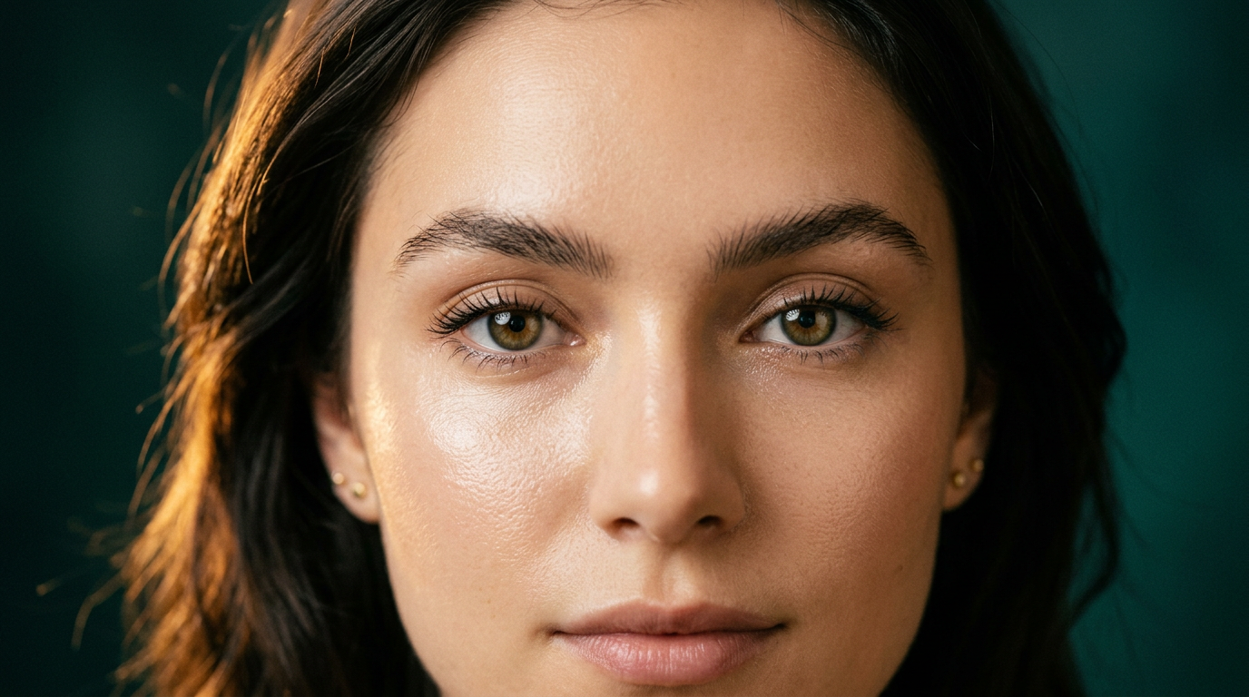 Contour de l oeil lisse et hydrate, sans desquamation