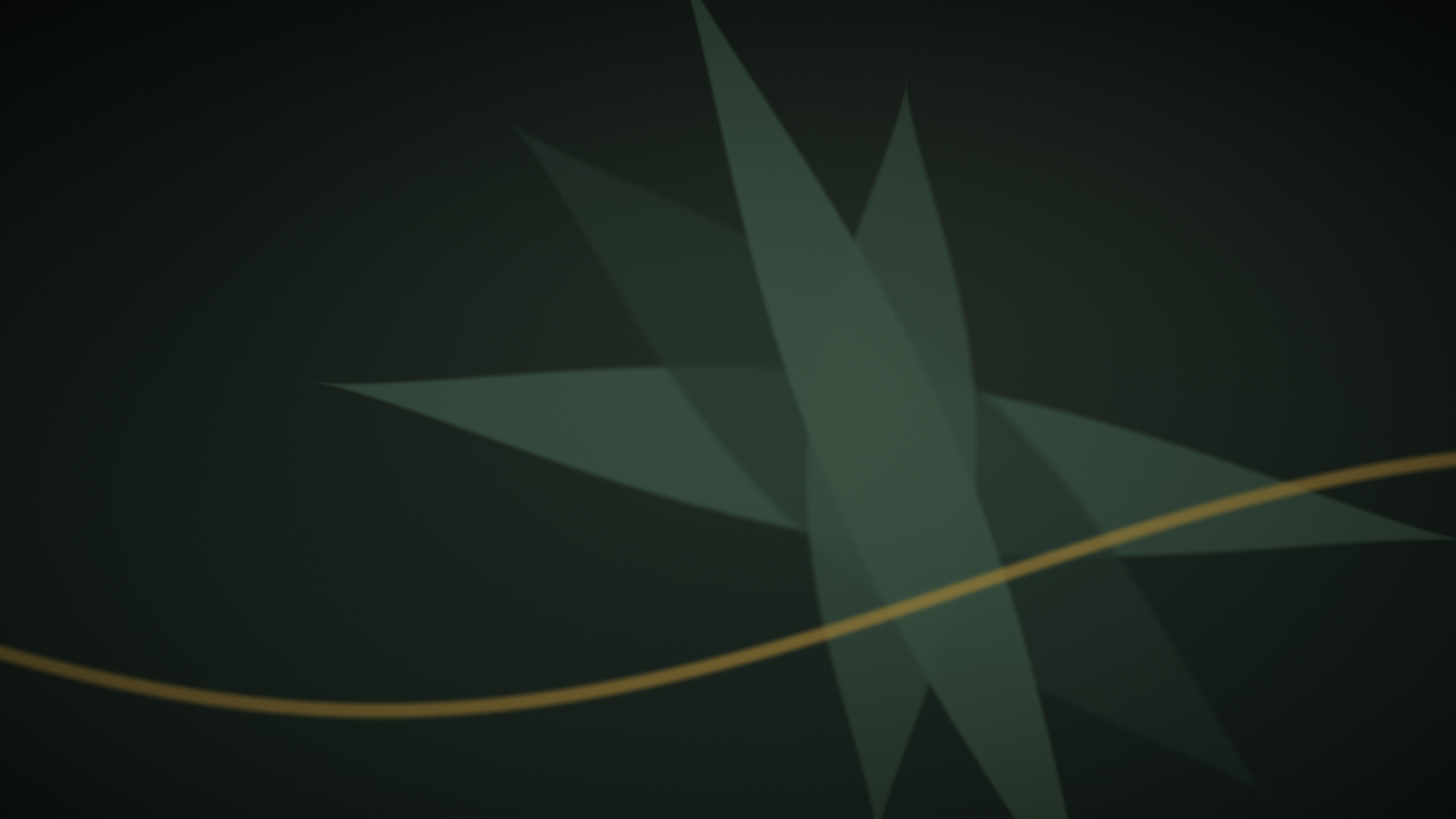 Composition abstraite végétale aux tons vert profond et or — illustration de l'article « Eau de rose : dangers, limites et tolérance » | NOPAL LIFE
