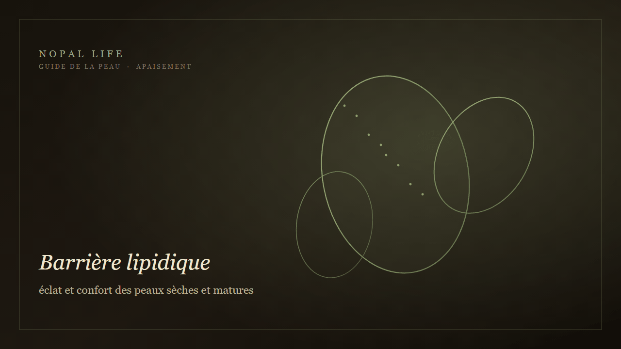 Barrière lipidique : éclat et confort des peaux sèches et matures - Nopal Life