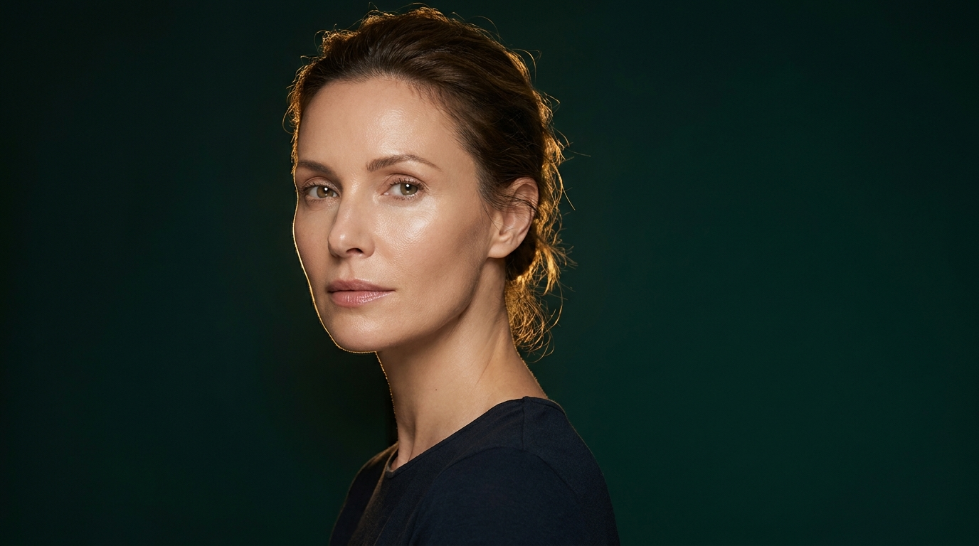 Femme au grain de peau affine et a l eclat naturel