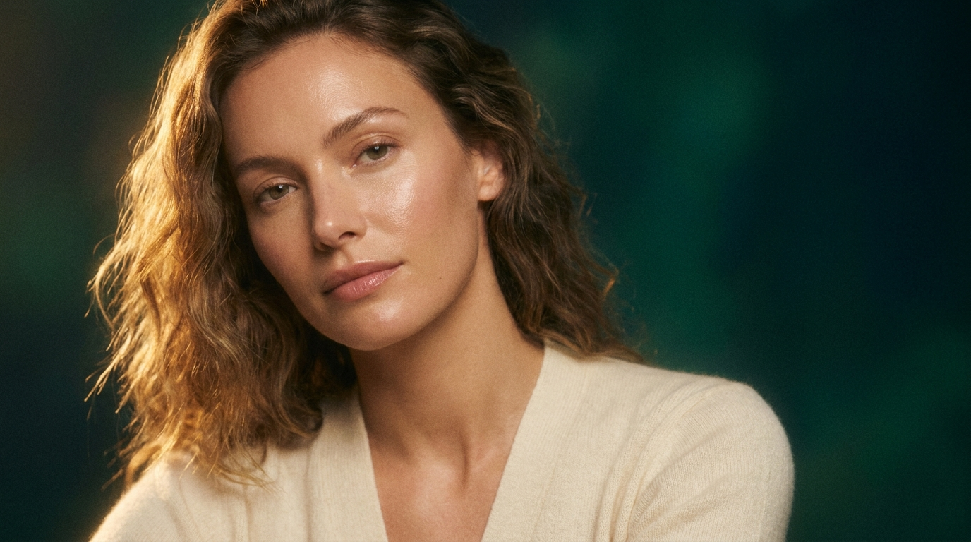 Femme a la peau souple et confortable, sans desquamation