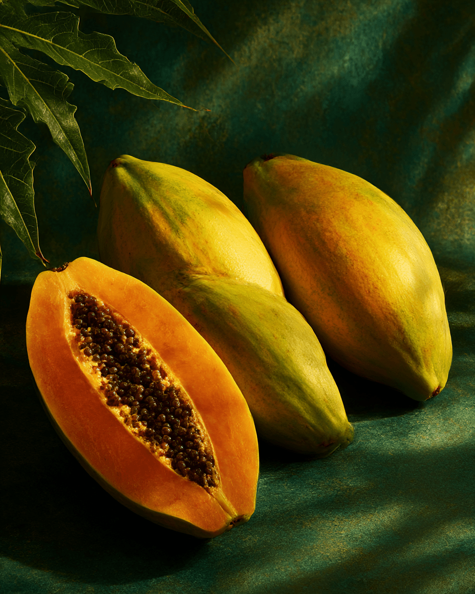 Papaye enzymatique papaïne : kératolyse douce, ridules et fermeté peau mature déshydratée - Nopal Life