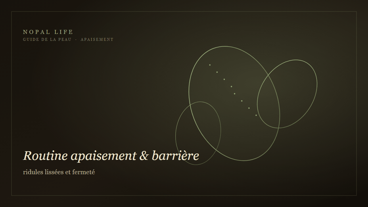 Routine apaisement & barrière : ridules lissées et fermeté - Nopal Life