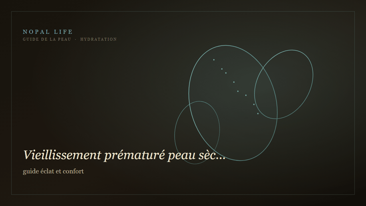 Vieillissement prématuré peau sèche mature : guide éclat et confort - Nopal Life