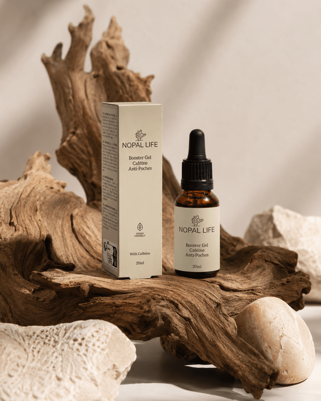 Caféine, Prébiotiques & Eau de Rose - Nopal Life
