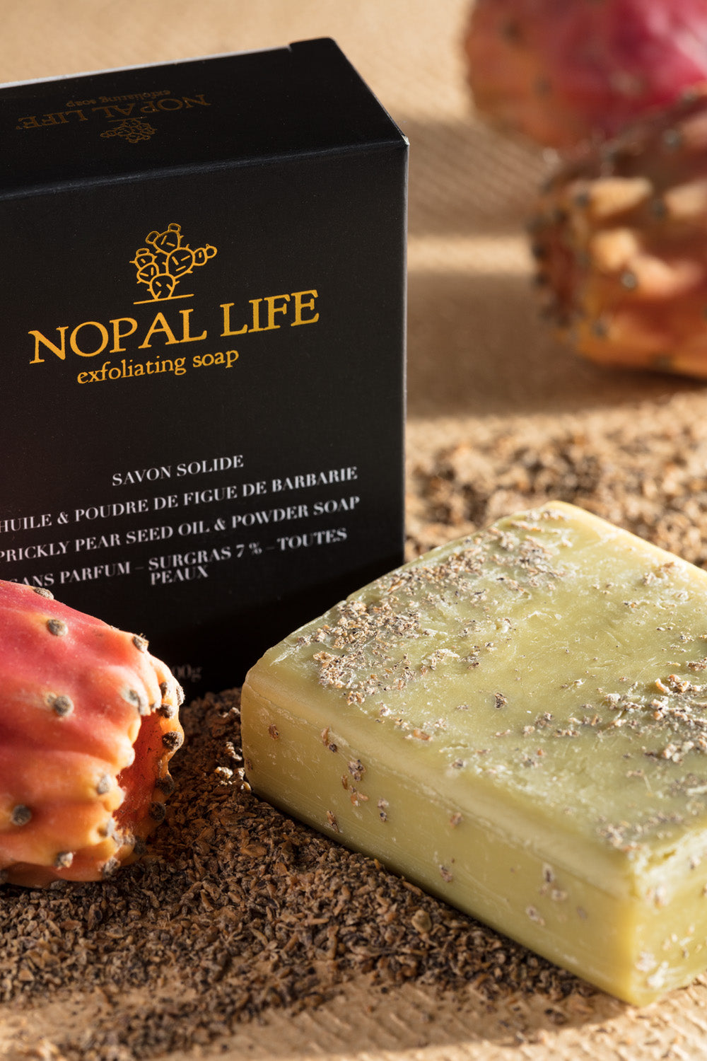 Savon exfoliant à la Figue de barbarie naturelle bio