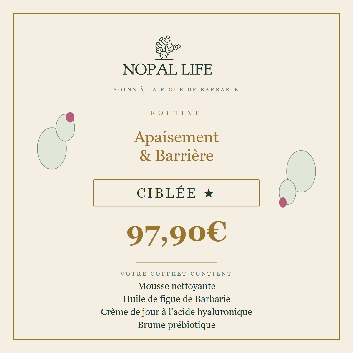 NOPAL LIFE apaisement Cibl&eacute;e