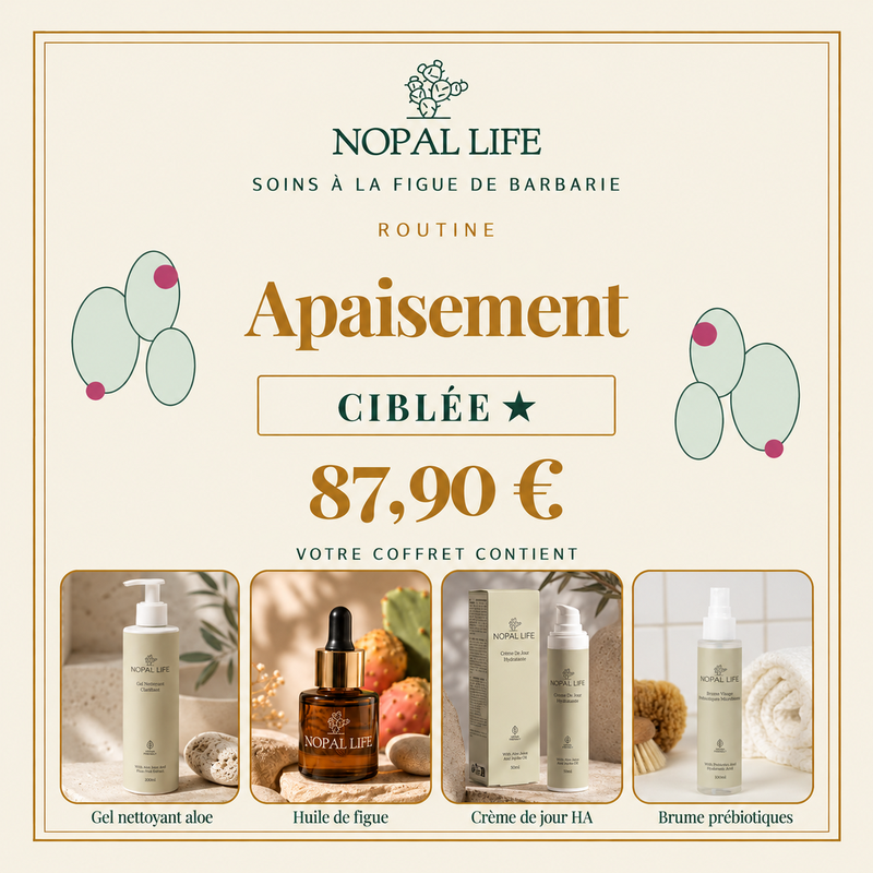 Routine Apaisement - Ciblee - coffret NOPAL LIFE