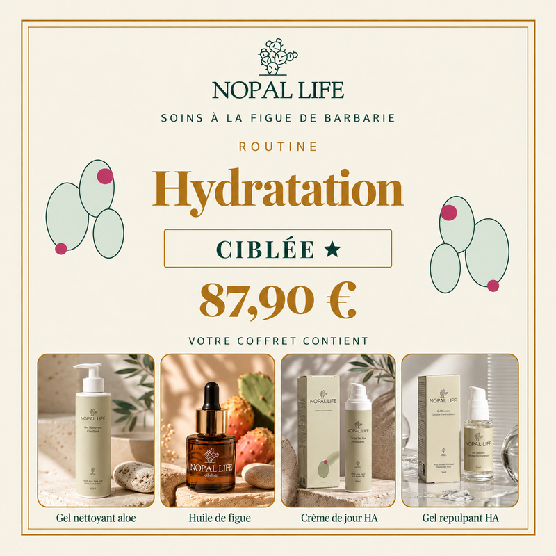 Routine Hydratation - Ciblee - coffret NOPAL LIFE