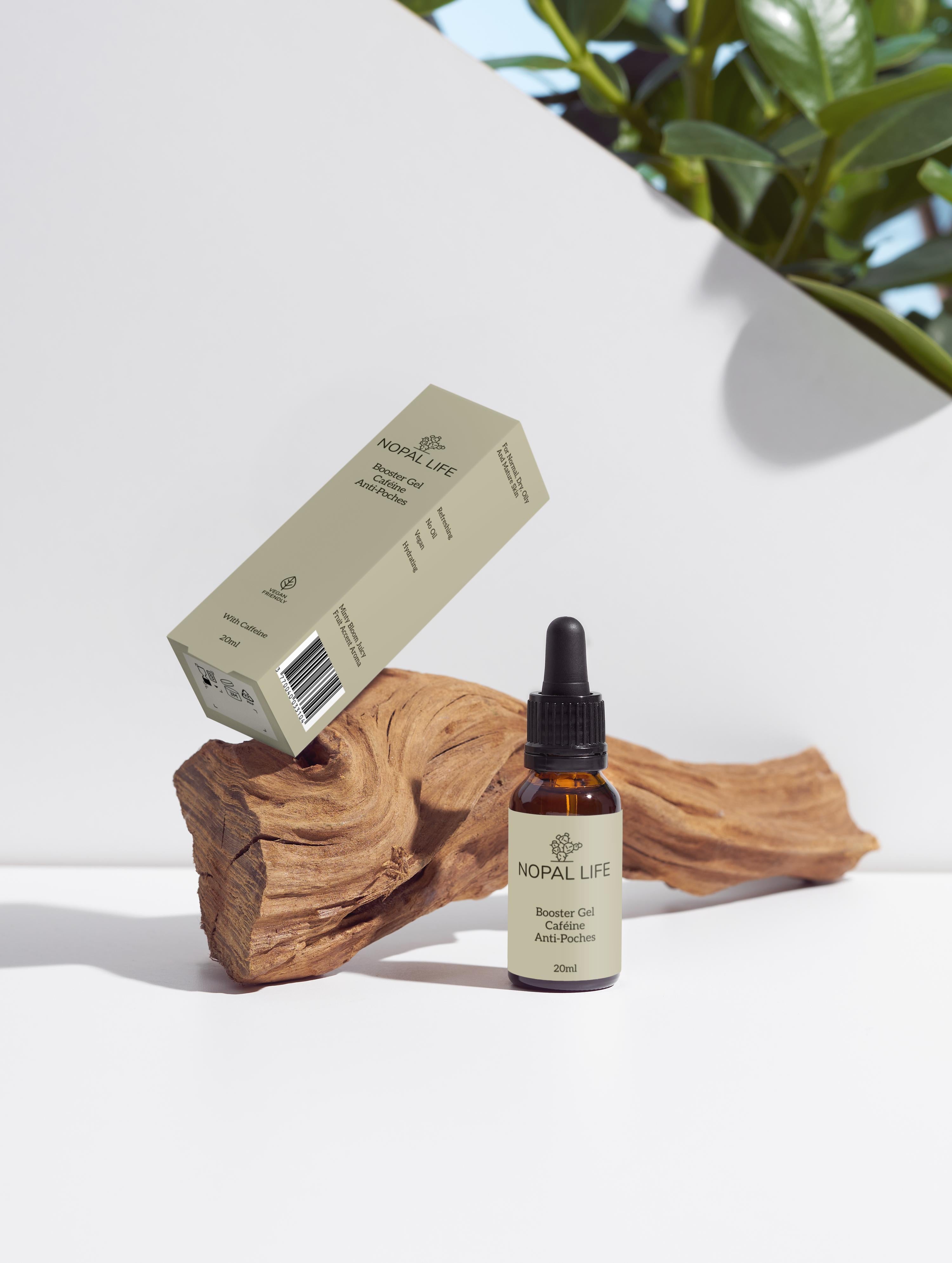 Caffeine 1% anti-dark circle gel booster