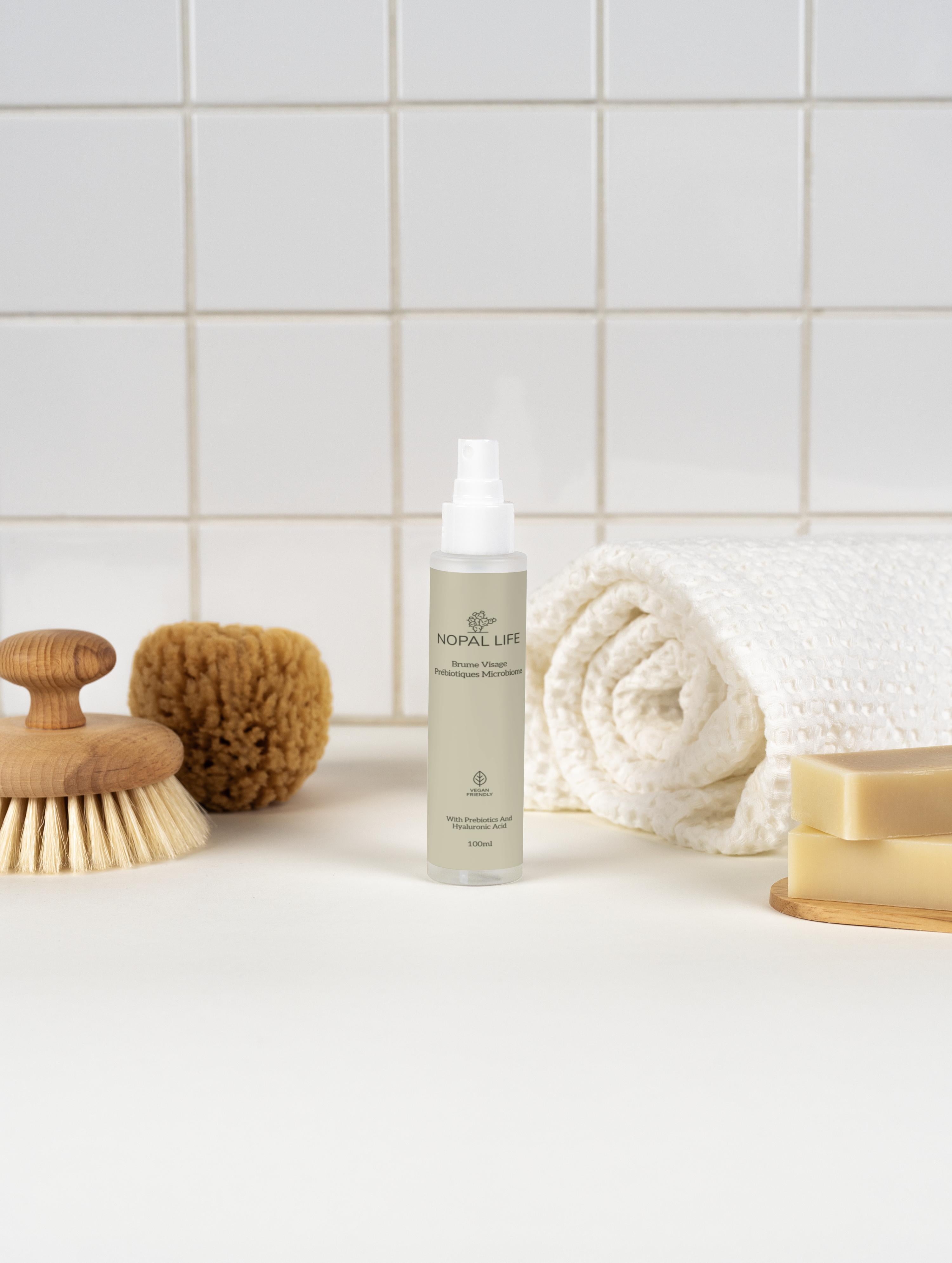 Prebiotic mist: hydrates, soothes, and protects