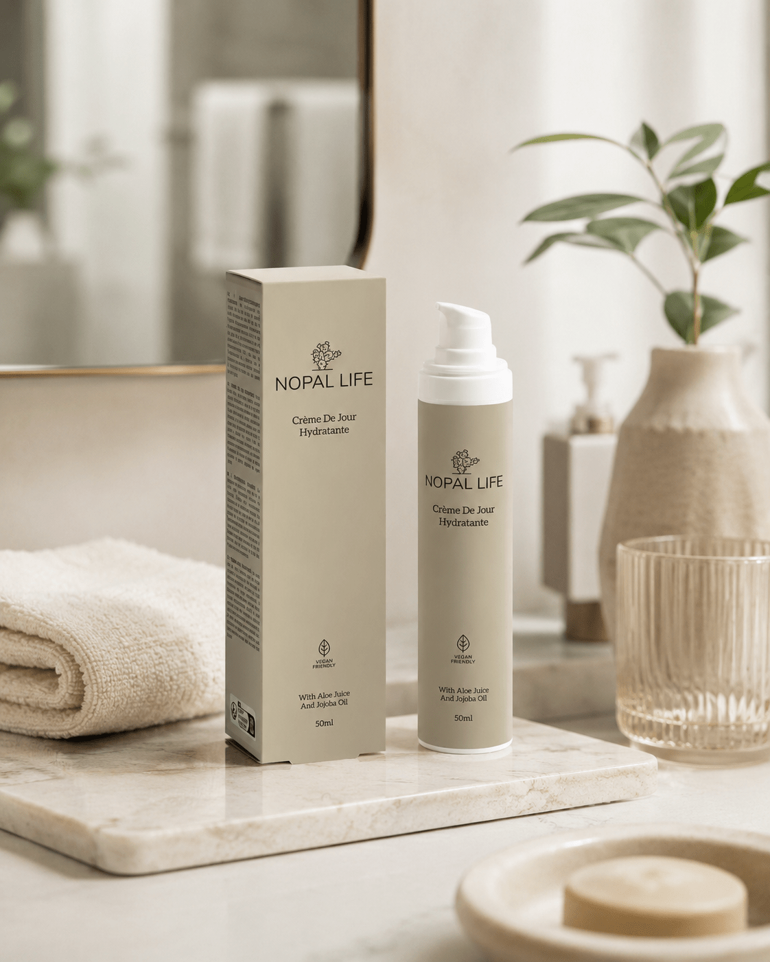 Creme aloe vera – Texture legere apaisante – Nopal Life