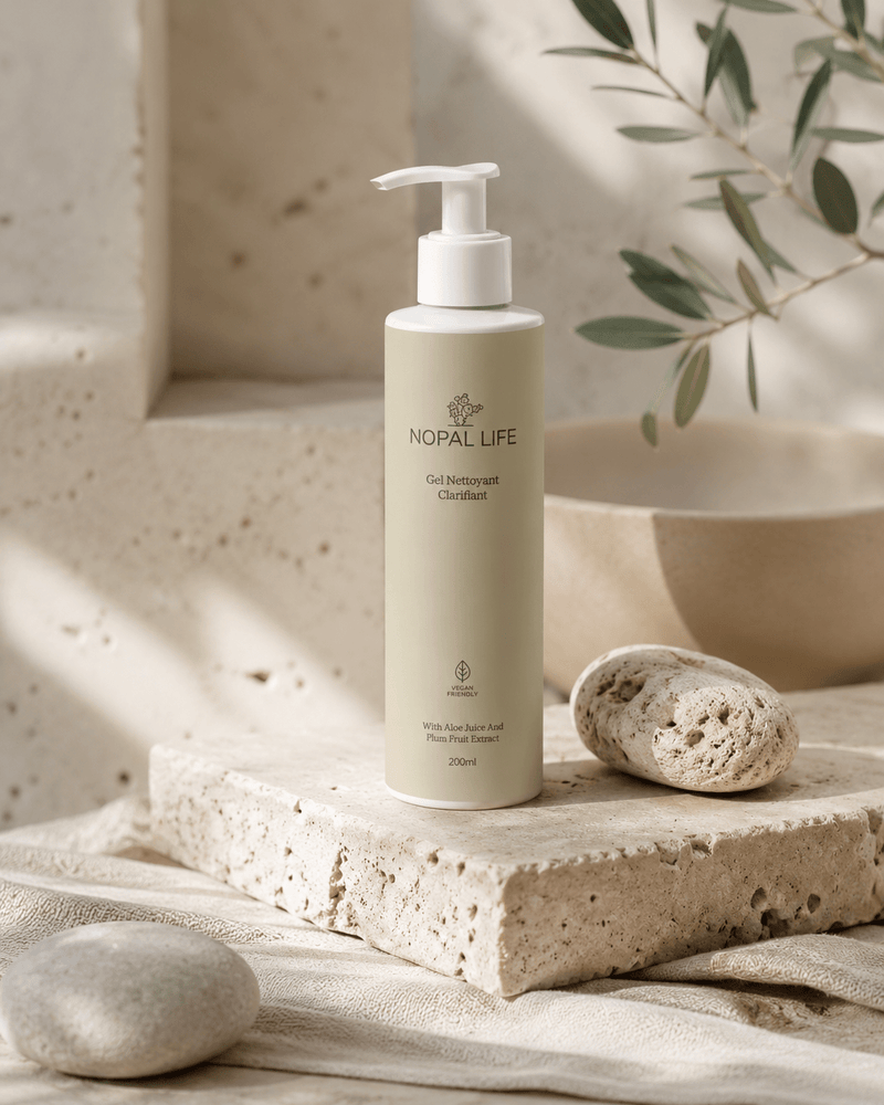 Gel nettoyant aloe vera – Texture purifiante legere – Nopal Life