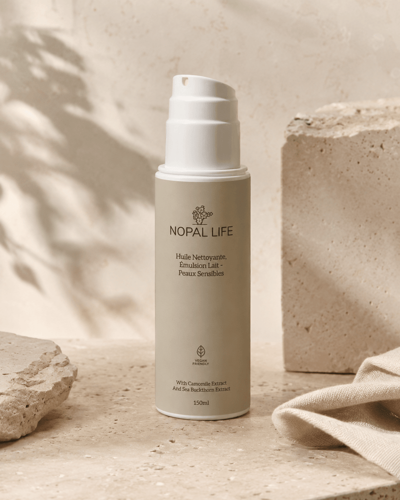 Huile demaquillante douce huiles vegetales – Produit principal – Nopal Life