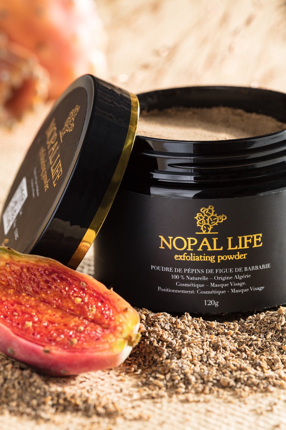 Masque figue de barbarie – Texture poudre naturelle – Nopal Life