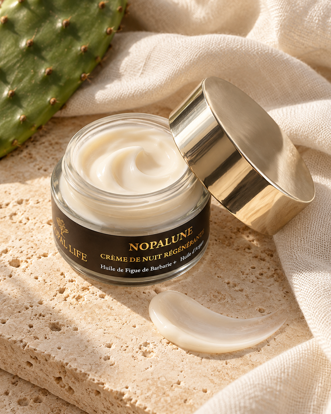 NOPALUNE crème de nuit – texture riche nourrissante figue de Barbarie et argan – Nopal Life