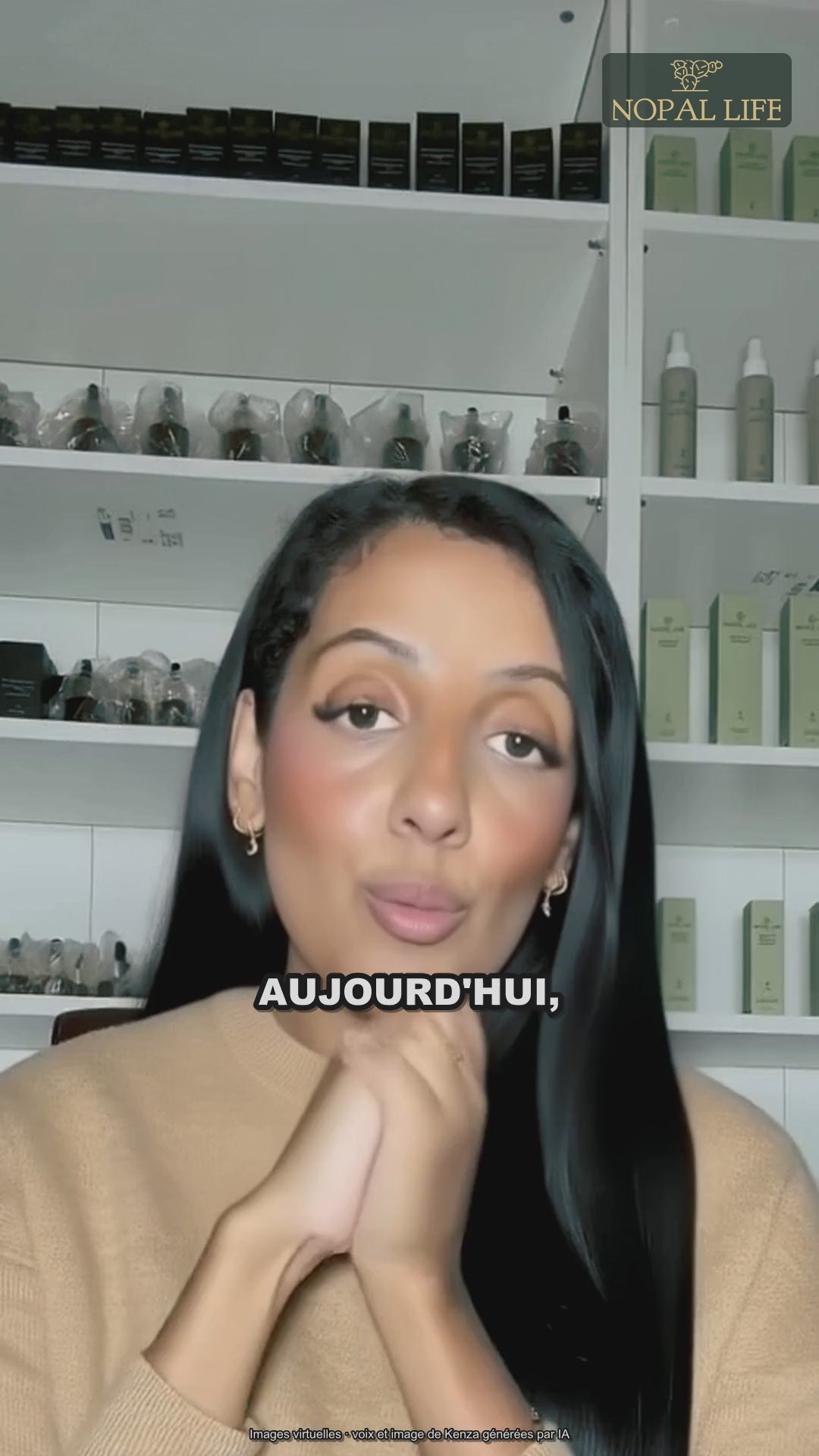 Kenza, fondatrice de Nopal Life (voix et image générées par IA) — Prébiotiques : ils font quoi pour la peau ?