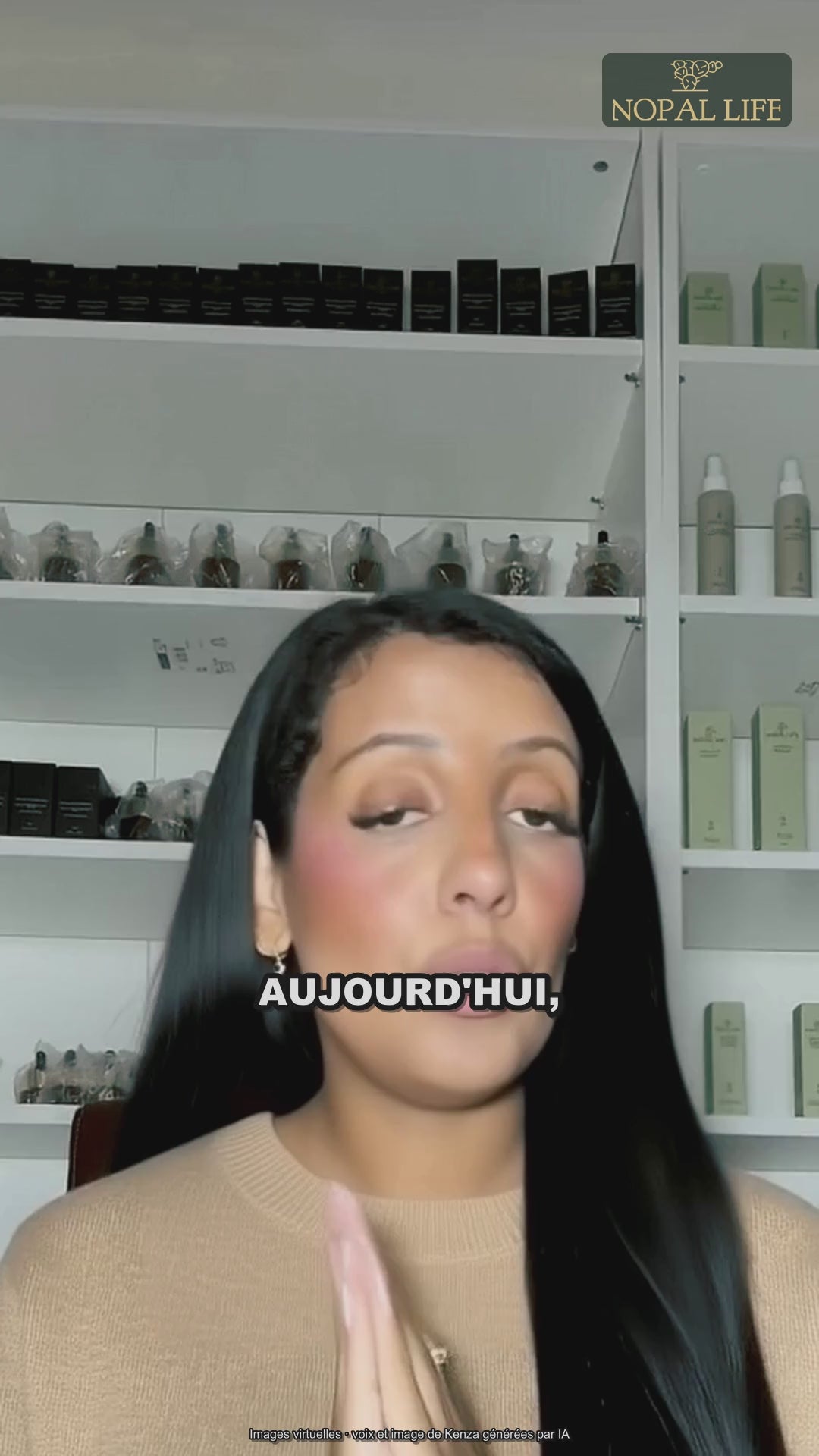 Kenza, fondatrice de Nopal Life (voix et image générées par IA) — Masque en poudre de figue de barbarie : pour quelle peau ?
