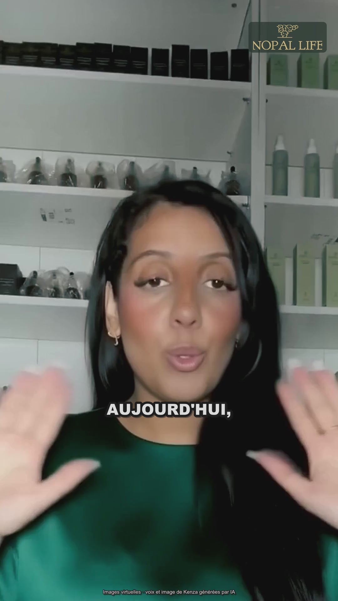 Kenza, fondatrice de Nopal Life (voix et image générées par IA) — Huile de figue de barbarie : elle fait quoi pour la peau ?
