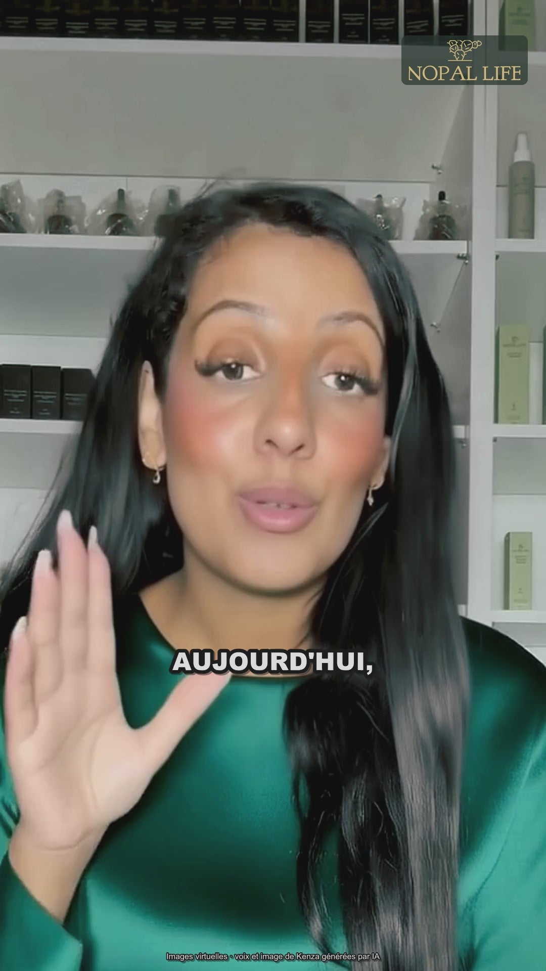 Kenza, fondatrice de Nopal Life (voix et image générées par IA) — Ginkgo biloba : il fait quoi pour la peau ?