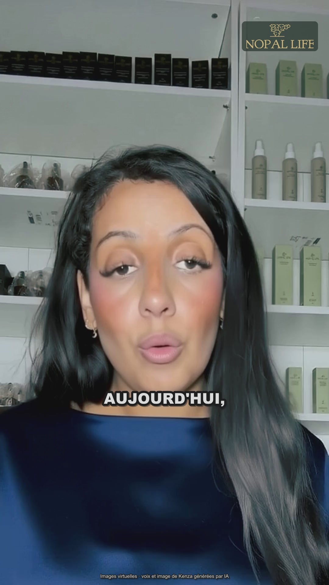 Kenza, fondatrice de Nopal Life (voix et image générées par IA) — Sérum contour des yeux : comment bien l'appliquer ?