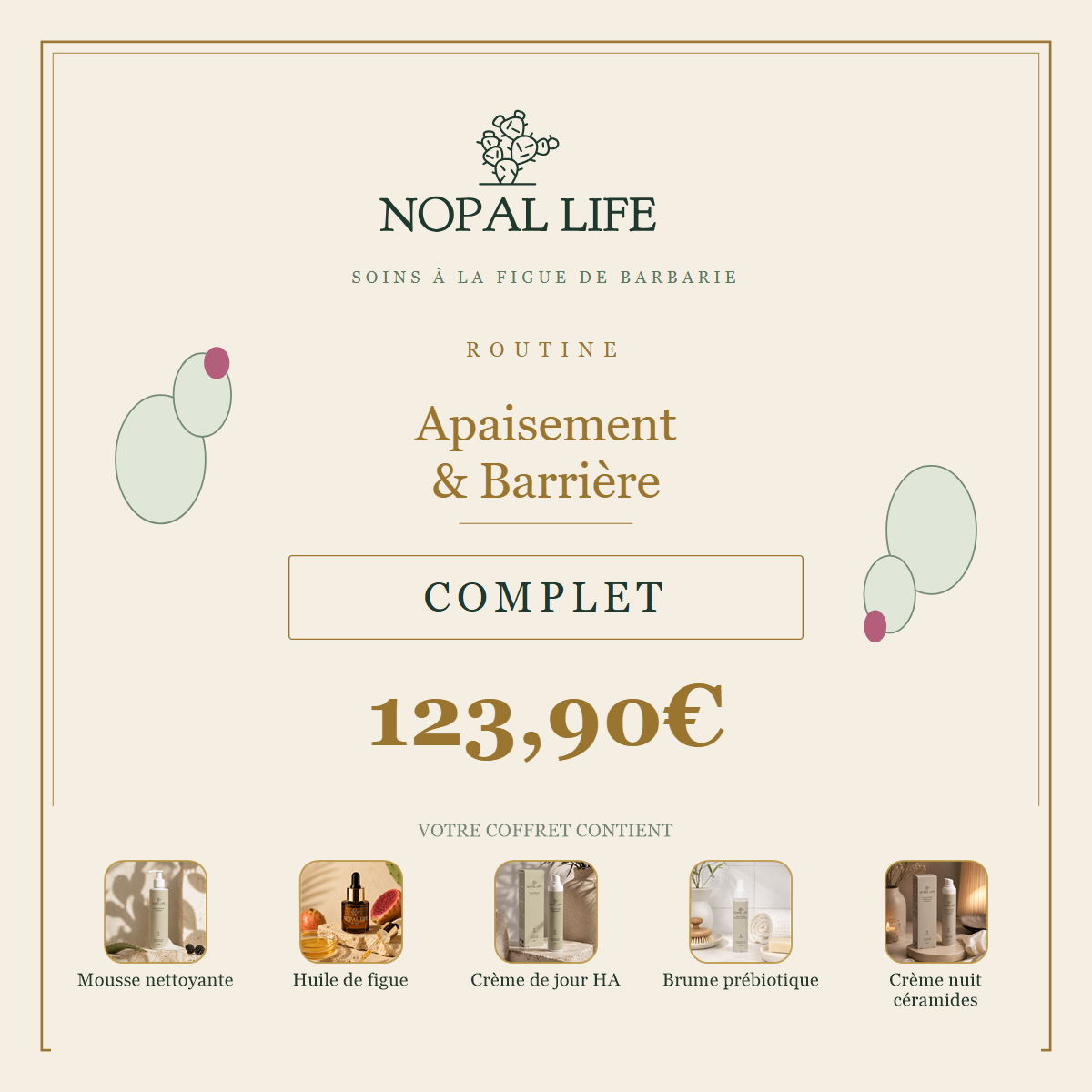 Routine Apaisement & Barriere - Complet - composition en visuels