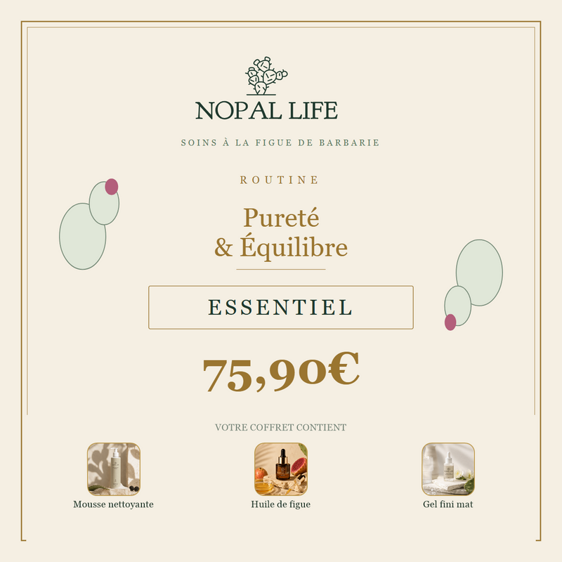 Routine Purete & Equilibre - Essentiel - composition en visuels