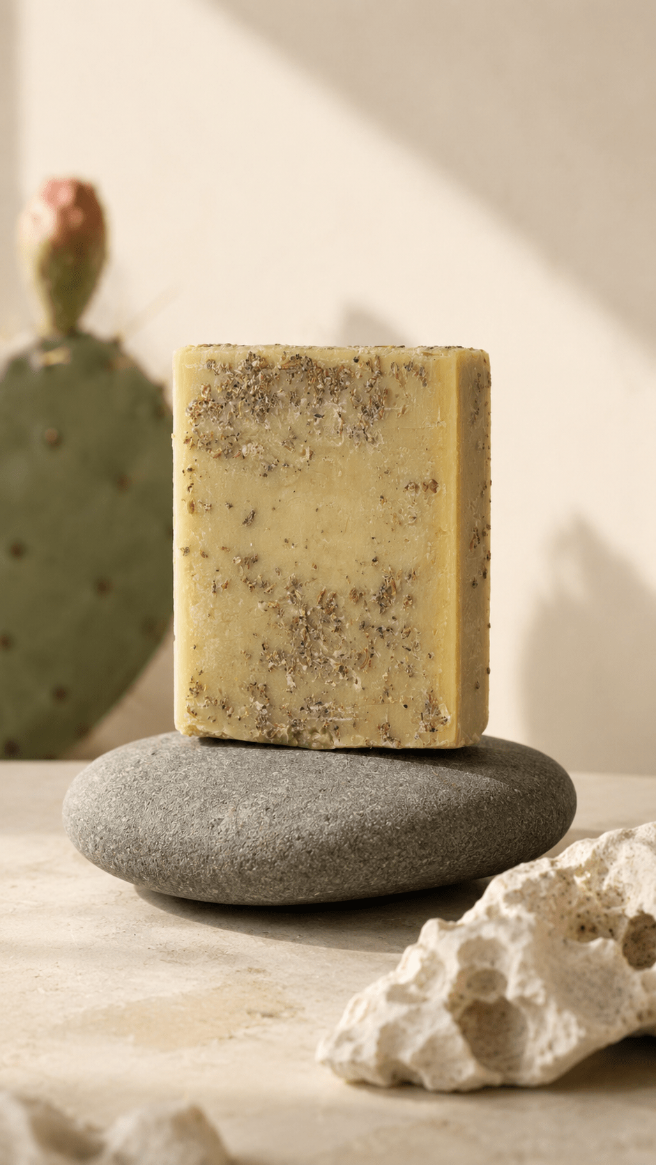Application savon exfoliant figue de barbarie – Nopal Life